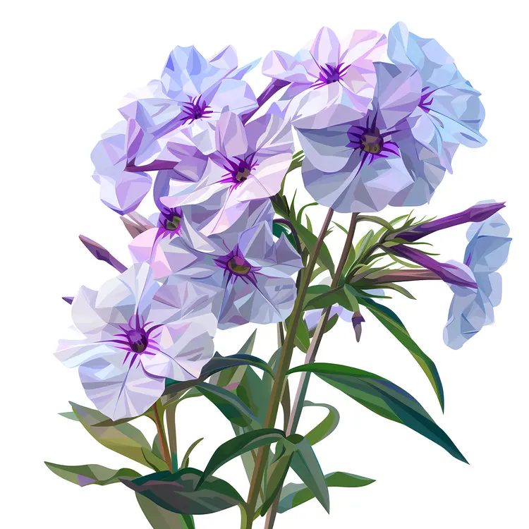 Cluster of Purple Flowers