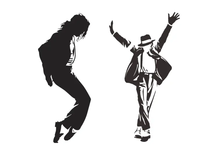 Michael Jackson Dance Silhouettes