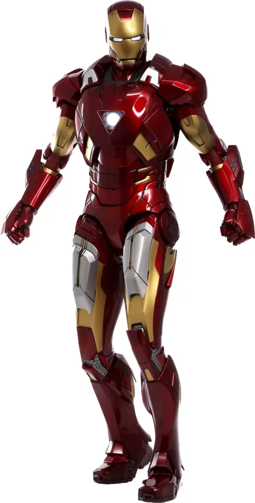 Iron Man in Red and Gold Armor