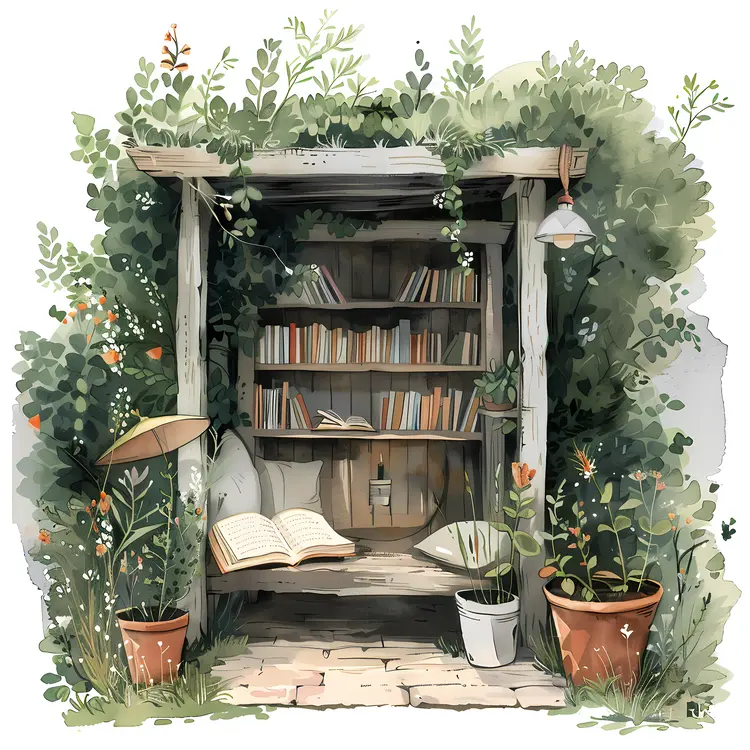 Cozy Outdoor Reading Nook