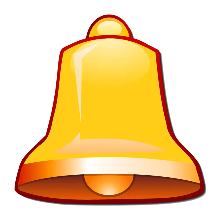 Yellow Bell for Christmas Decoration