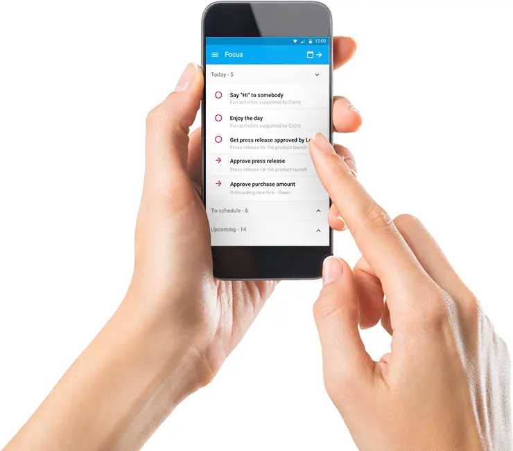 Smartphone with To-Do List