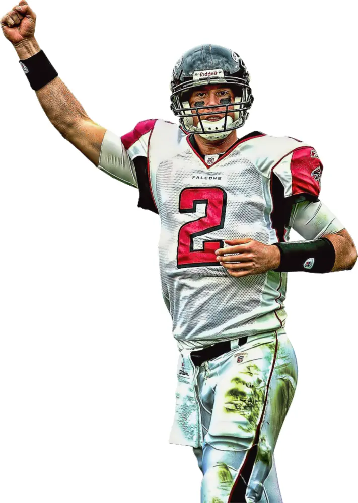 Atlanta Falcons Football Player Celebrating