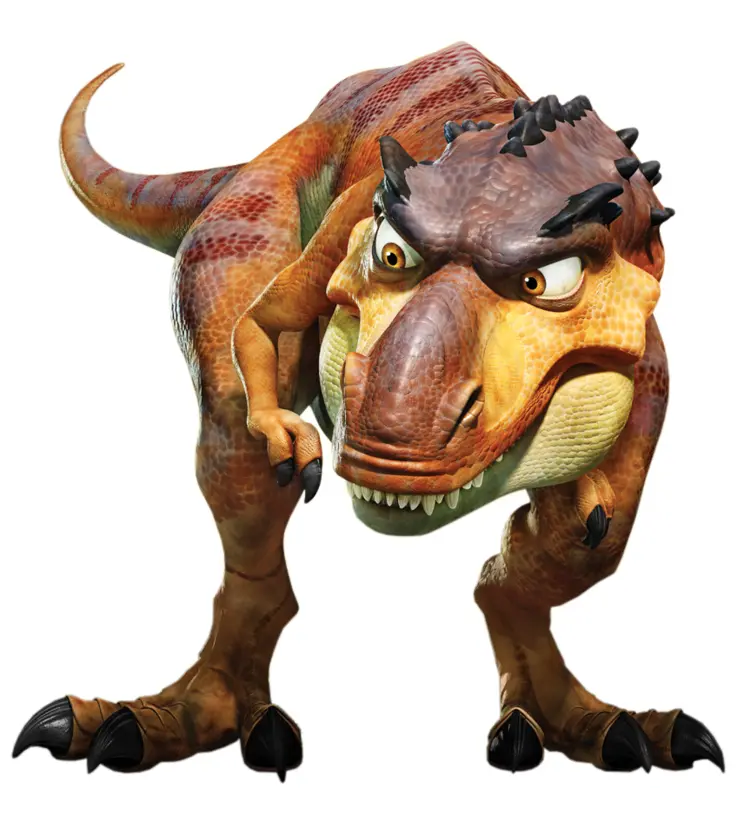 Animated Dinosaur Character