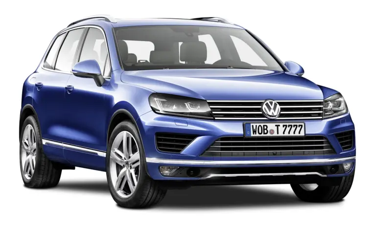Blue Spacious SUV Car