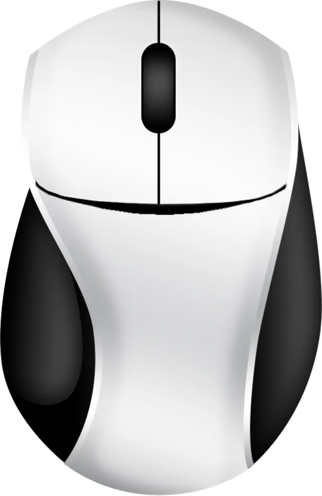 White and Black Computer Mouse