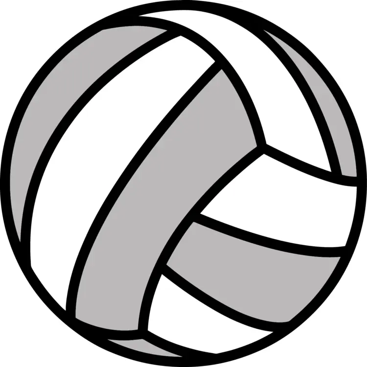 Classic Volleyball Illustration