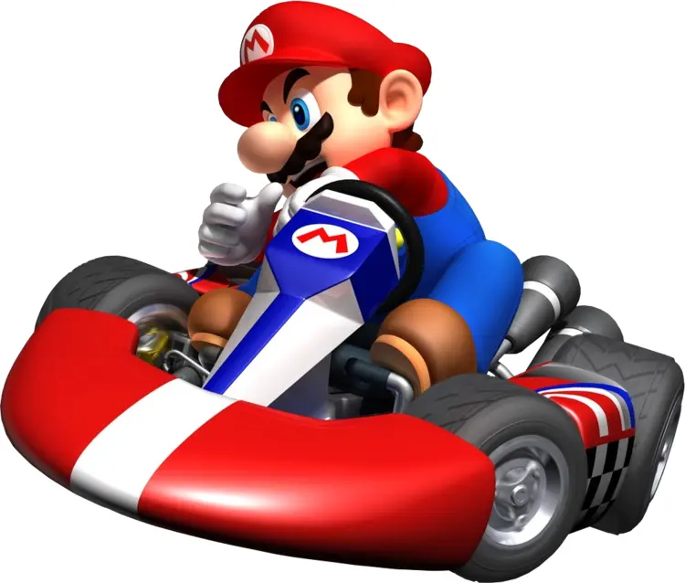Mario Racing in Kart