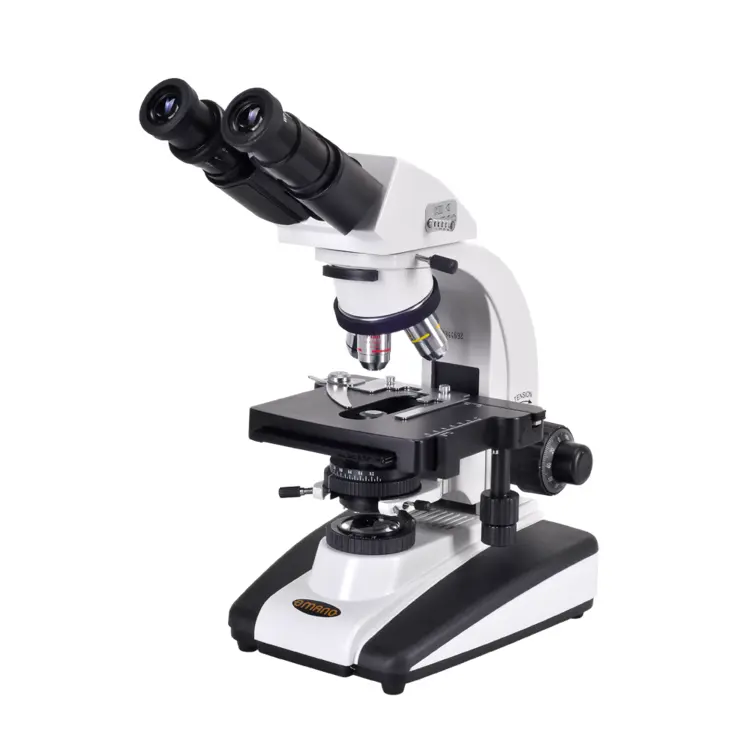 White and Black Microscope for Scientific Research