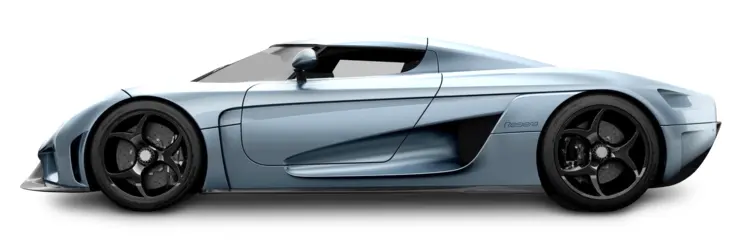 Sleek Silver Sports Car