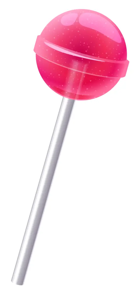 Tasty Pink Lollipop Candy