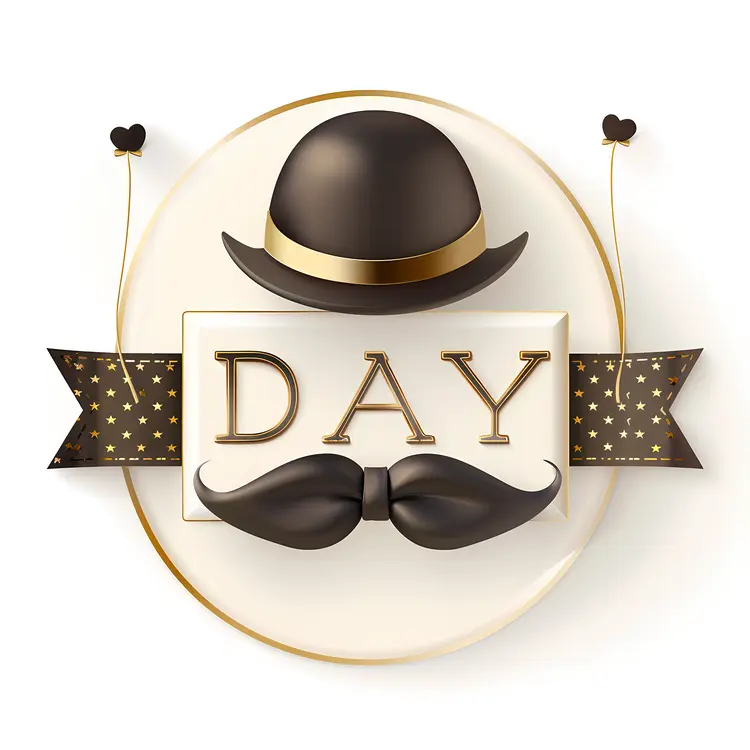Vintage Hat and Mustache