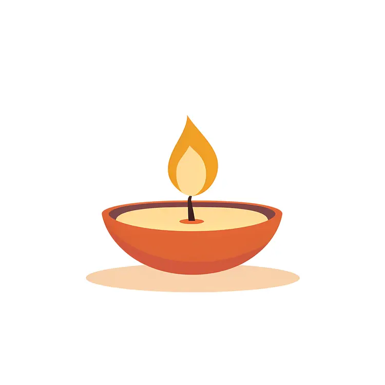 Minimalist Diya Candle