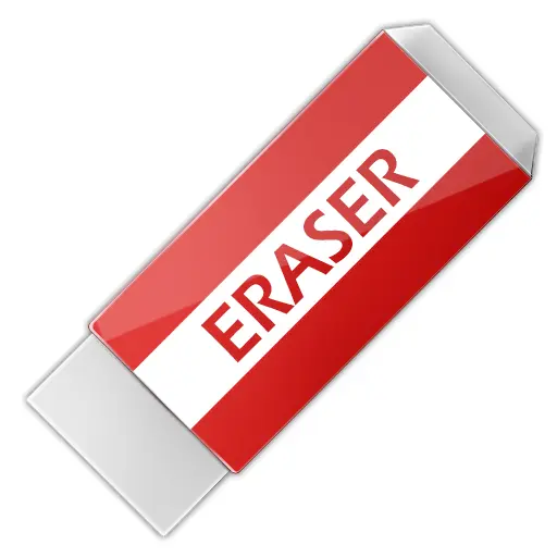 Red Eraser for School Supplies
