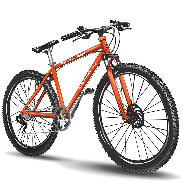 Orange Mountain Bike