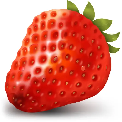 Red Strawberry with Seeds
