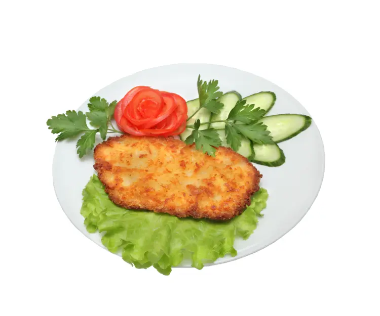 Breaded Cutlet with Vegetables