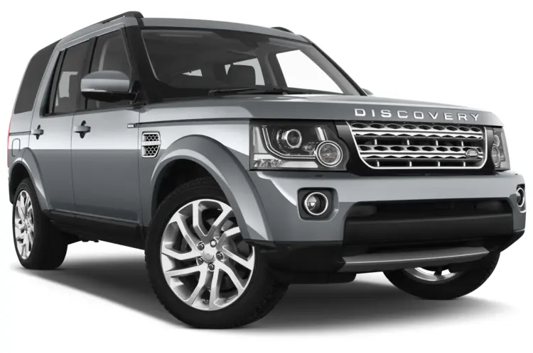 Silver Discovery SUV Side View