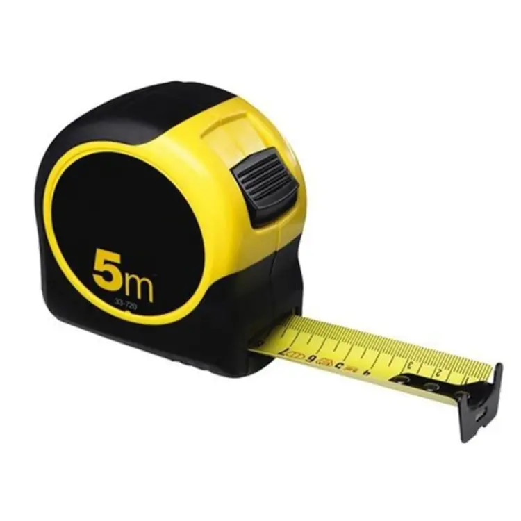 Yellow and Black Tape Measure for Versatile Use