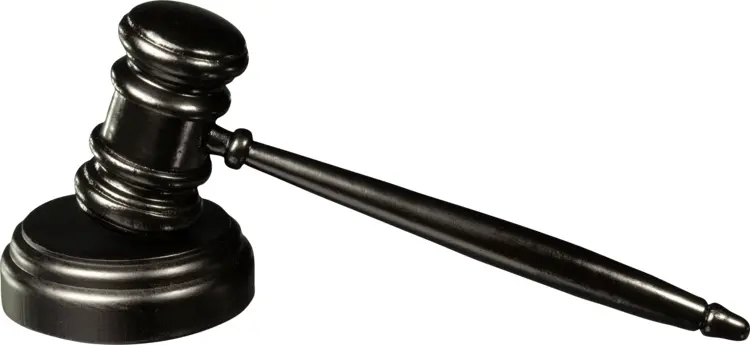 Black Gavel with Base