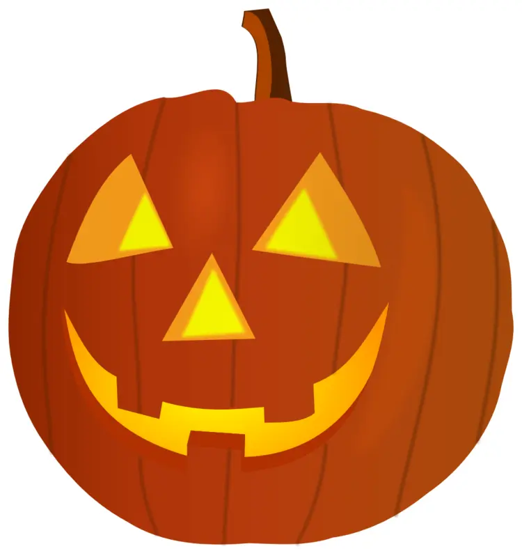 Glowing Jack-o'-lantern for Halloween