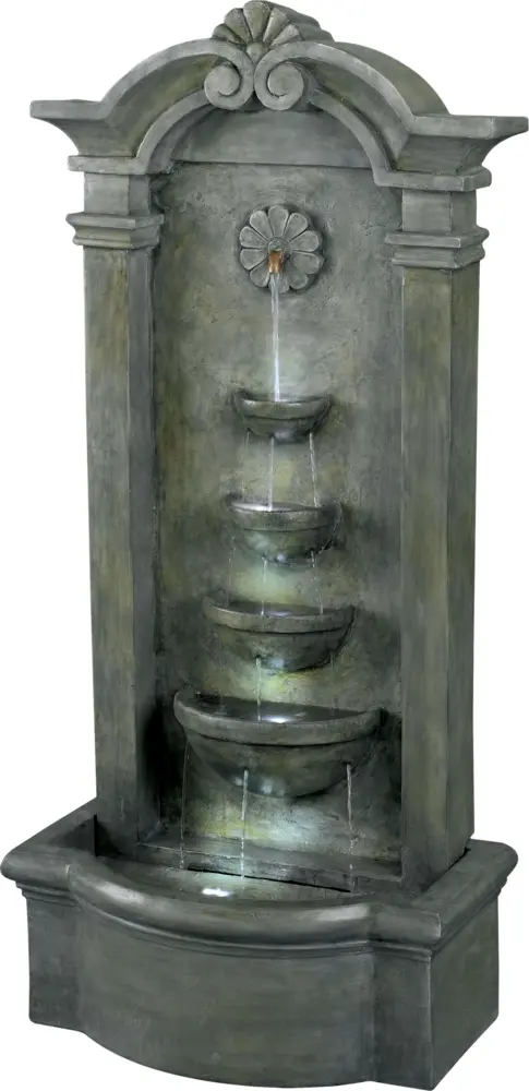 Decorative Wall Fountain with Stone Design