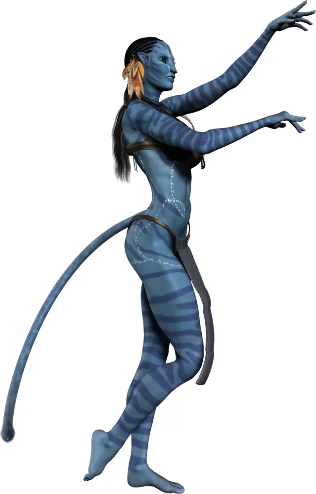 Blue Fantasy Character from a Movie