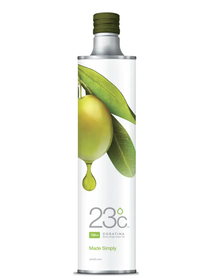 Elegant Olive Oil Bottle with Green Cap