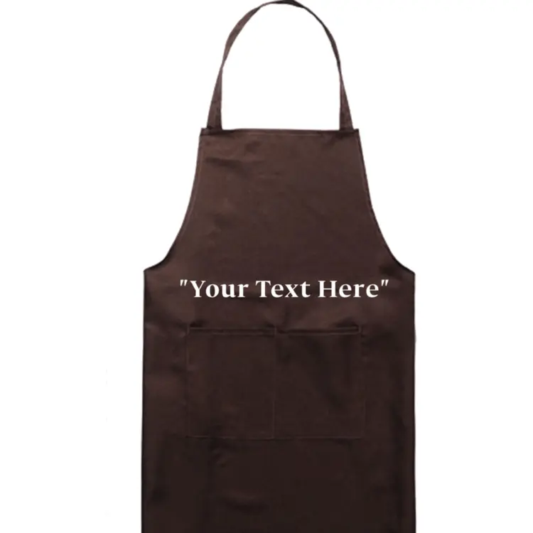 Personalized Brown Apron for Cooking