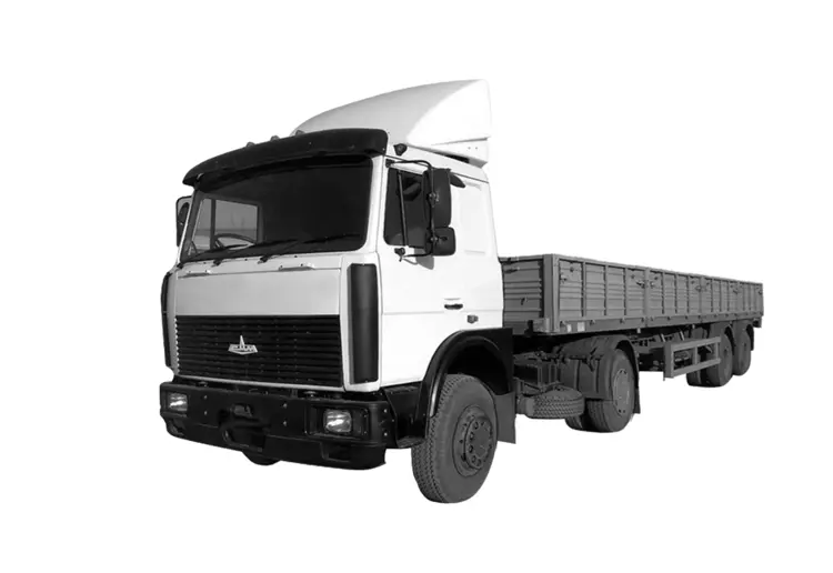 White Truck for Cargo Transport