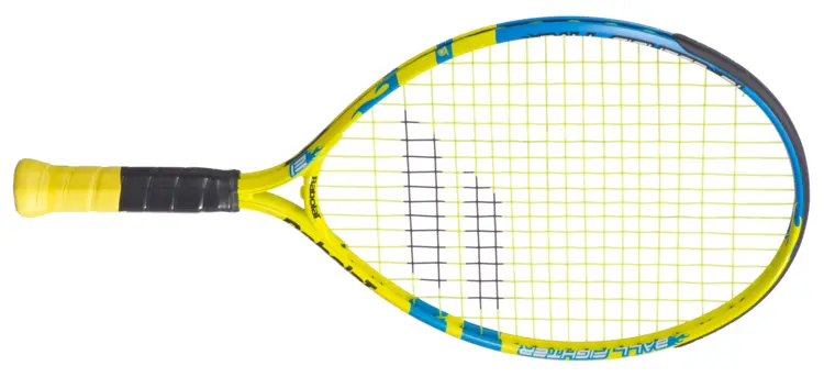 Yellow and Blue Tennis Racket for Sports