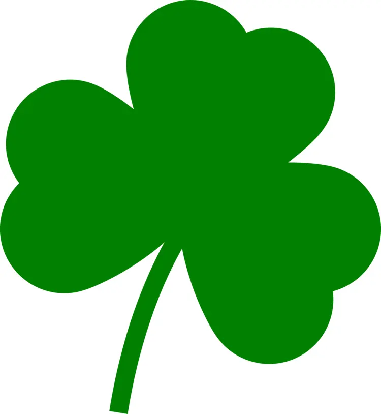Green Three-leaf Clover