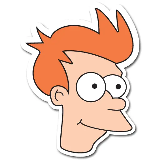 Red-haired Cartoon Character Face
