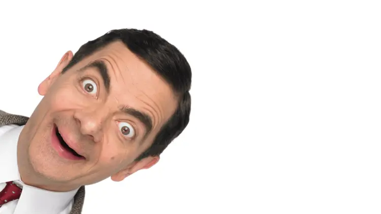 Man Peeking in Suit