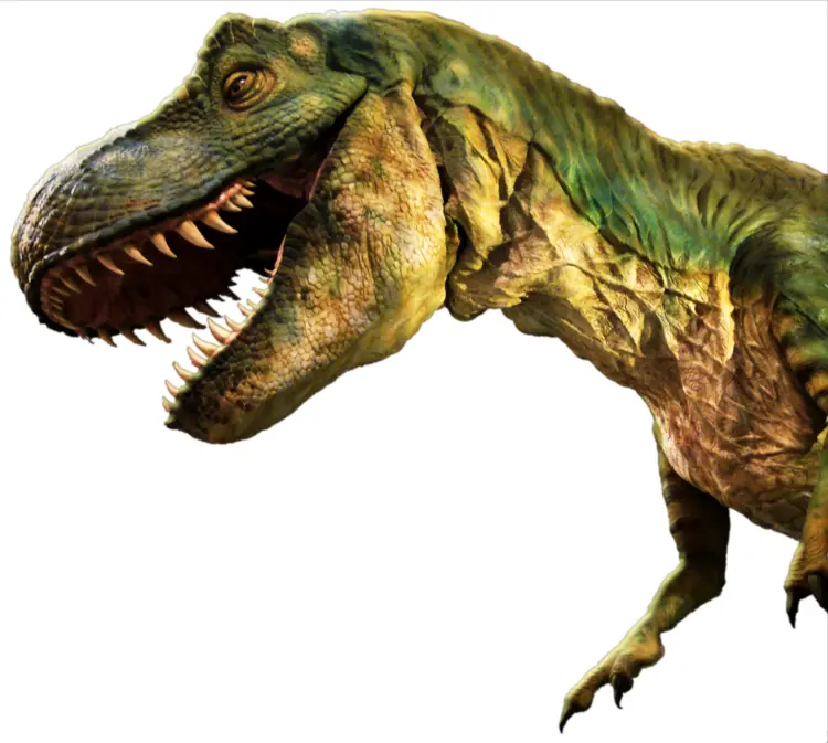 Green Dinosaur with Sharp Teeth