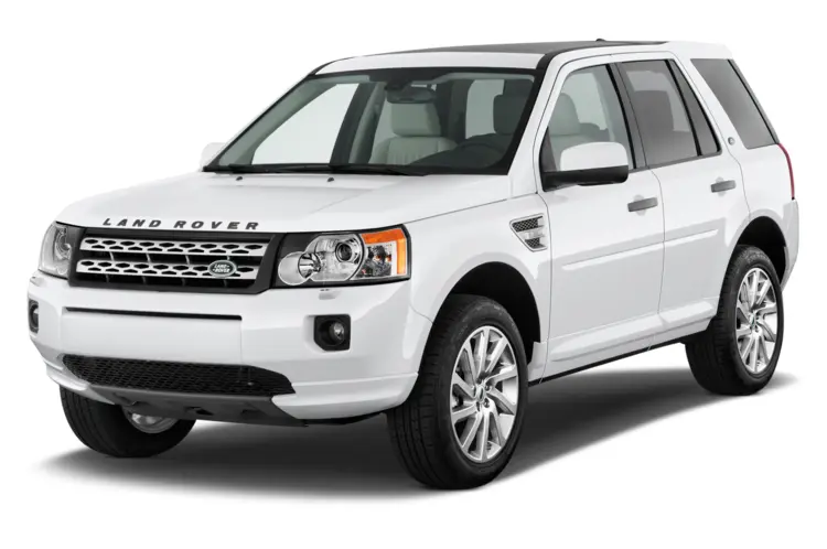 White Land Rover SUV