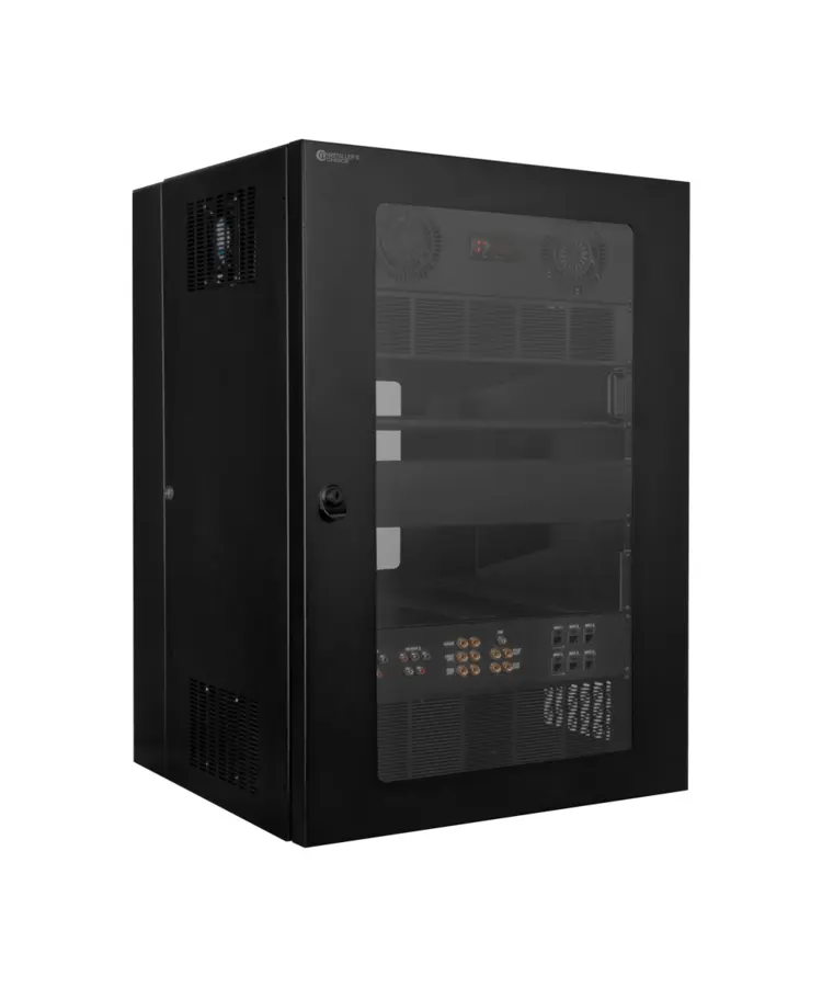 Black Server Rack for Efficient Storage