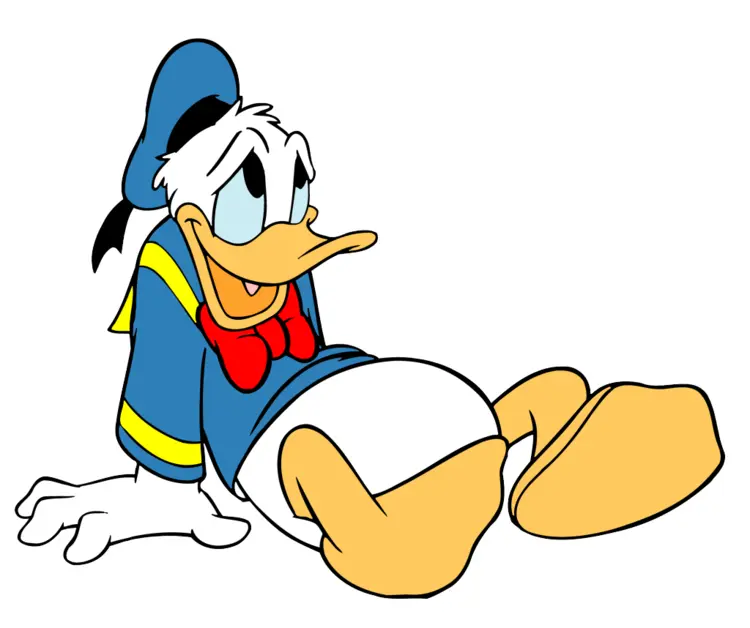 Relaxed Duck in Blue Outfit