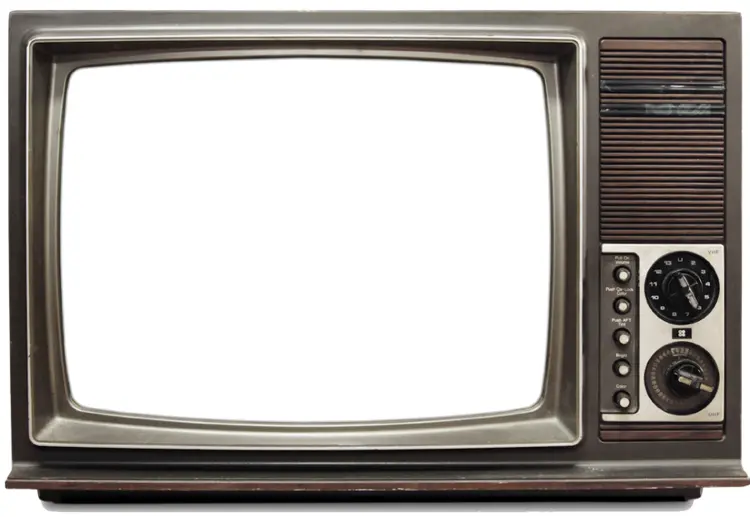 Retro Vintage TV with Dials