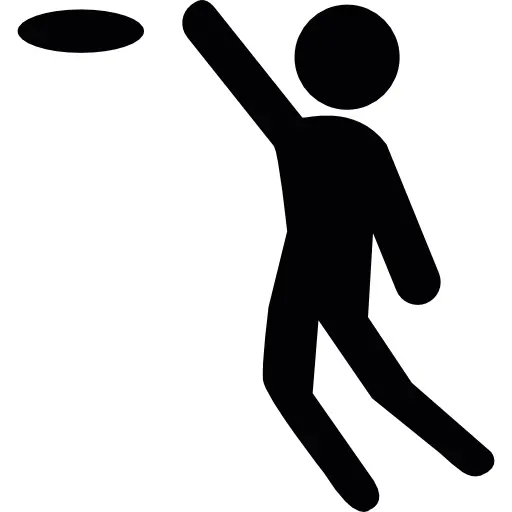 Person Throwing Frisbee Silhouette
