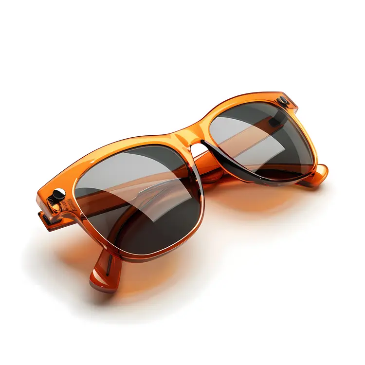 Bright Orange Sunglasses