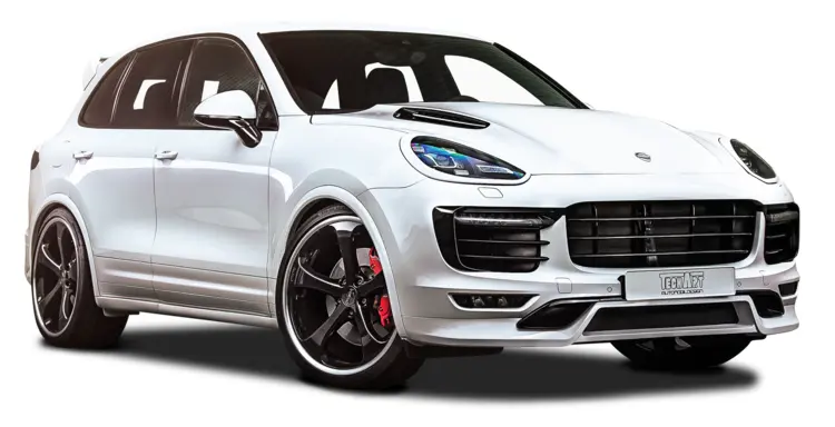 White Porsche Cayenne SUV