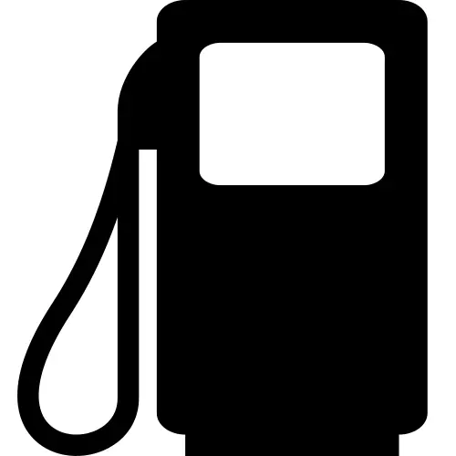 Black Fuel Pump Icon