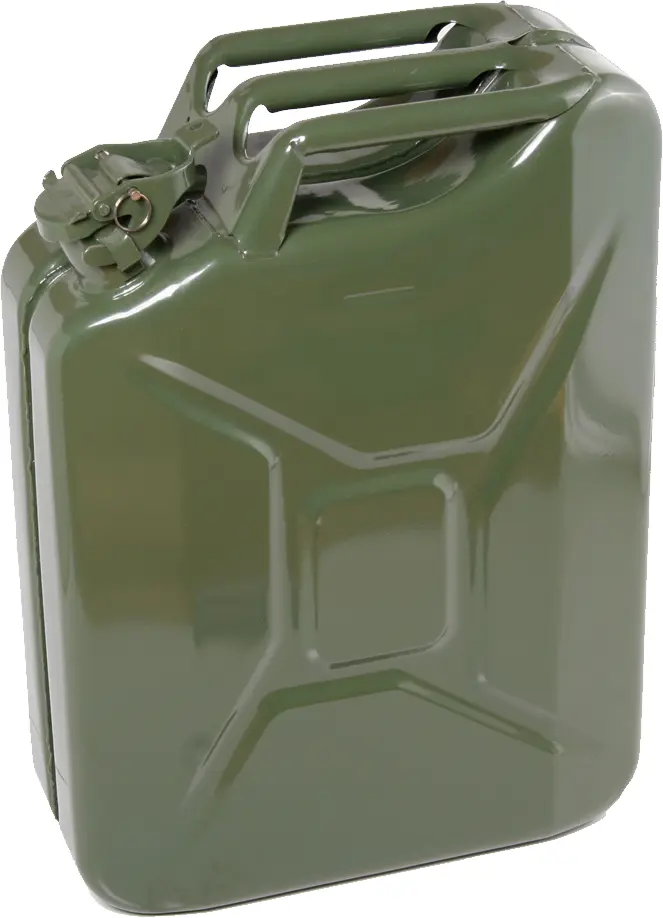 Green Jerry Can for Fuel Storage