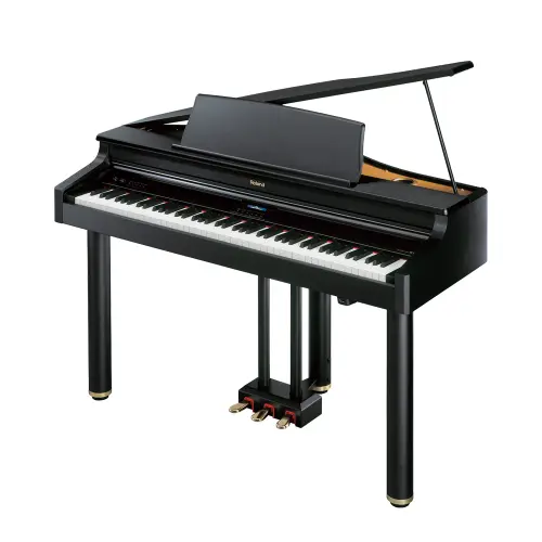 Black Digital Grand Piano