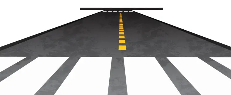 Straight Road with Crosswalk