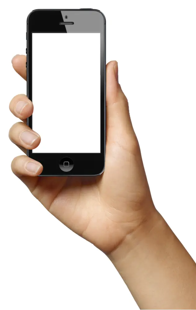 Hand Holding Smartphone