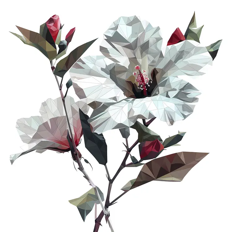 Geometric Polygonal Flowers