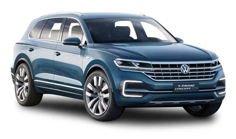 Blue Volkswagen Concept SUV