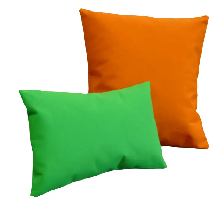 Green and Orange Pillows for Home Decor